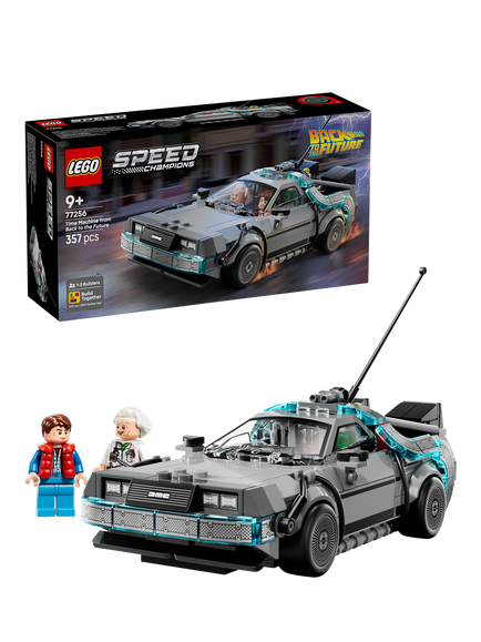 LEGO Speed Champions 77256 Time Machine from Back to the Future, Multi