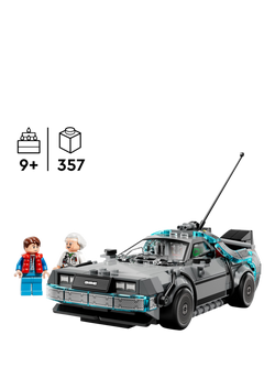 LEGO Speed Champions 77256 Time Machine from Back to the Future - view 2, Multi