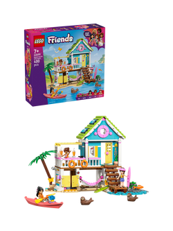 LEGO Friends 42699 Beach House with Seals Building Toy, Multi