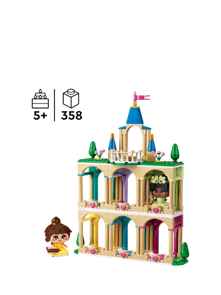 LEGO Disney 43291 Princess Mini Belle & Tiana with Castle Toy - view 2, Multi