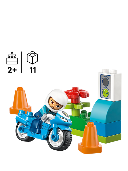LEGO DUPLO 10471 Town Blue Police Motorcycle Playset - view 2, Multi