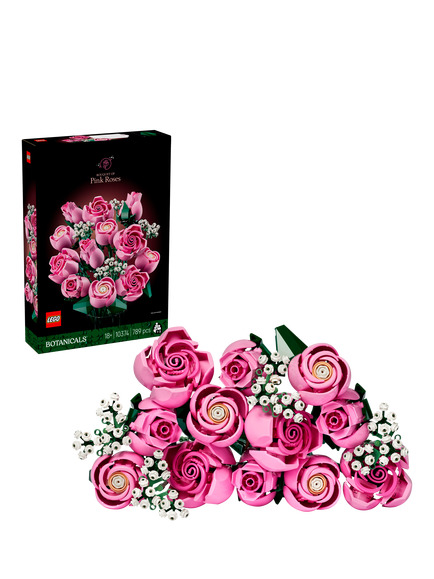 LEGO Botanicals 10374 Bouquet of Pink Roses, Multi