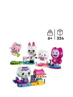 LEGO Gabby's Dollhouse 11215 Brick-Built Cat Friends Building Toy - view 2, Multi