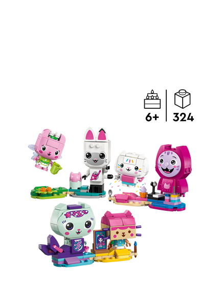 LEGO Gabby's Dollhouse 11215 Brick-Built Cat Friends Building Toy - view 2, Multi