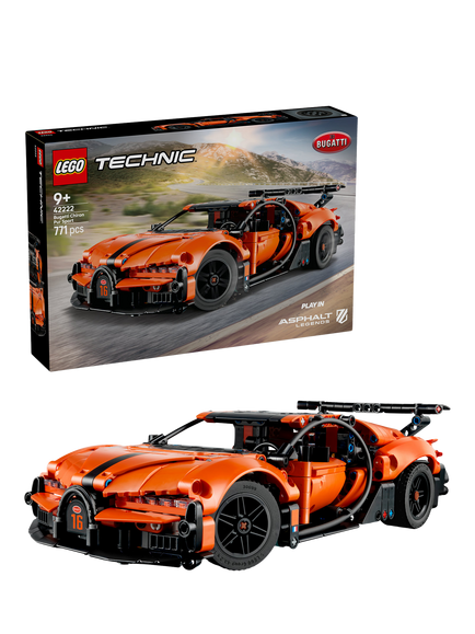 LEGO Technic 42222 Bugatti Chiron Pur Sport Hypercar Toy, Multi