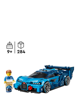 LEGO Speed Champions 77253 Bugatti Vision Gran Turismo Hyper Sports Car Toy - view 2, Multi