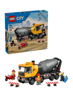 LEGO City 60478 Cement Mixer Model Building Kit, Multi