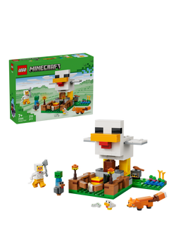 LEGO Minecraft 21585 Chicken Farm Building Toy, Multi