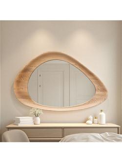 Yearn Dara Oak Wood Wall Mirror, 120 x 80cm, Natural, Natural