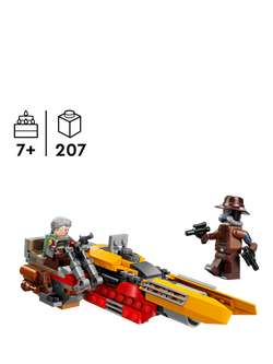 LEGO Star Wars 75437 The Mandalorian Season 2 Cobb Vanth’s Speeder Vehicle Building Toy - view 2, Multi