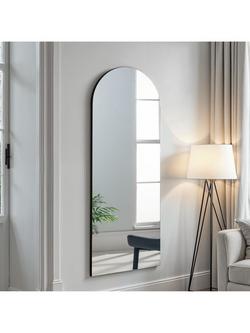 Yearn Delicacy Tall Arched Full-Length Mirror, 170 x 70cm, Black