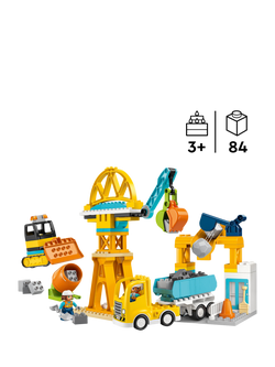LEGO DUPLO 10476 Construction Site & Vehicles 3-in-1 Toy - view 2, Multi
