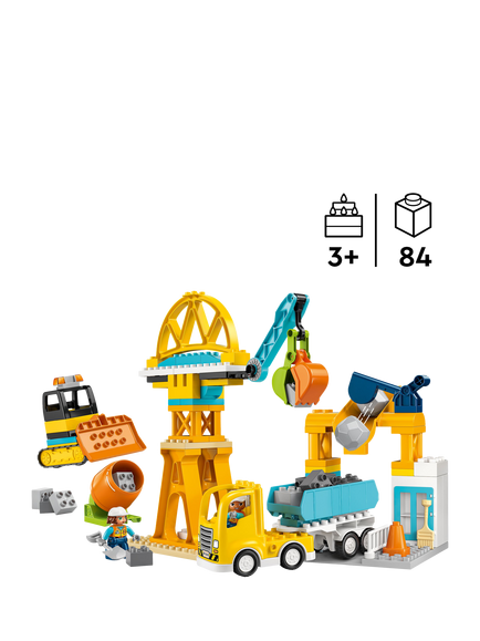 LEGO DUPLO 10476 Construction Site & Vehicles 3-in-1 Toy - view 2, Multi