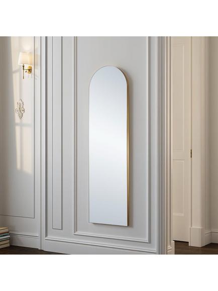 Yearn Delicacy Tall Arched Full-Length Mirror, 170 x 50cm, Gold