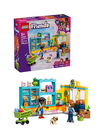 LEGO Friends 42680 Heartlake City Mini Supermarket Toy, Multi