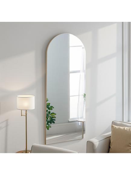 Yearn Delicacy Tall Arched Full-Length Mirror, 170 x 70cm, Gold
