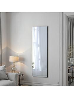 Yearn Delicacy Rectangular Full-Length Wall Mirror, 170 x 50cm, Black