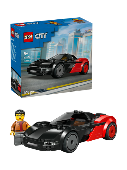 LEGO City 60486 EV Supercar Building Kit, Multi