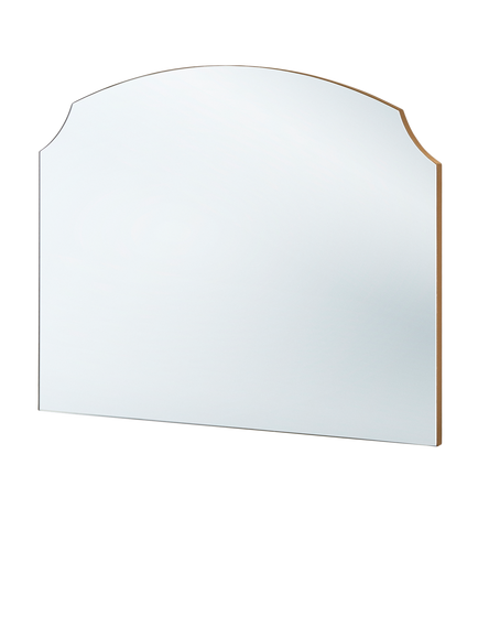 Yearn Deluxe Overmantel Wood Frame Wall Mirror, 70 x 90cm, Gold