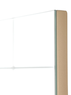 Yearn Deluxe Overmantel Wood Frame Wall Mirror, 70 x 90cm - view 2, Gold