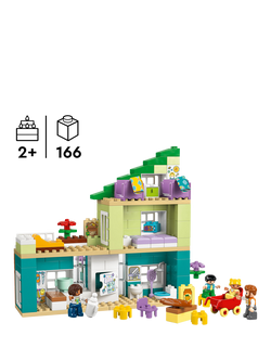 LEGO DUPLO 10470 Modern Family House with Figures 3-in-1 Educational Toy - view 2, Multi