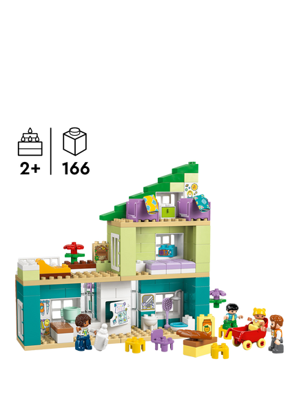 LEGO DUPLO 10470 Modern Family House with Figures 3-in-1 Educational Toy - view 2, Multi