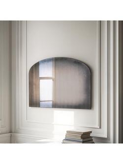 Yearn Dulwich Antiqued Overmantel Wall Mirror, 69 x 91cm, Black - view 2, Black