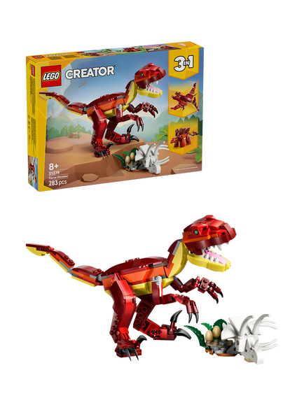 LEGO Creator 31379 Fierce Dinosaur 3-in-1 Toy, Multi