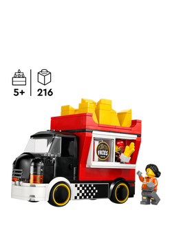 LEGO City 60488 Fries Food Truck Toy Building Set - view 2, Multi