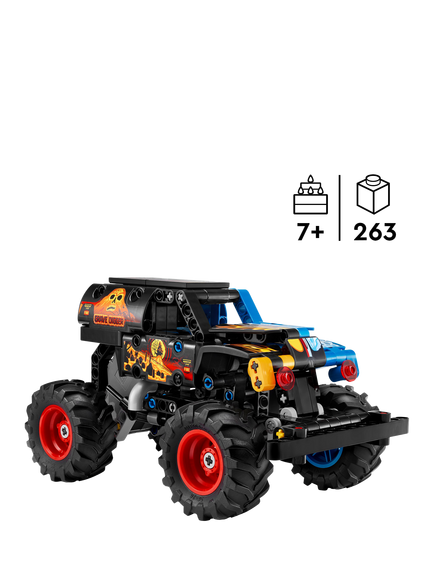 LEGO Technic 42219 Monster Jam Grave Digger Fire & Ice Truck Toy - view 2, Multi