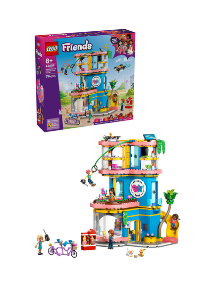 LEGO Friends 42689 Heartlake City Friends Club House Toy, Multi