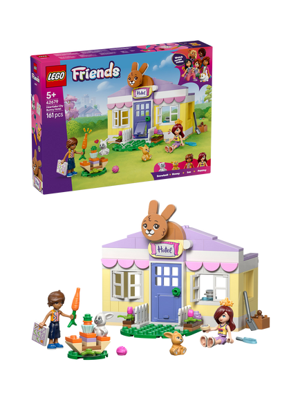 LEGO Friends 42679 Heartlake City Bunny Hotel Toy, Multi