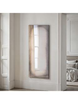 Yearn Lambeth Antiqued Full-Length Rectangular Wall Mirror, 170 x 70cm, Black, Black