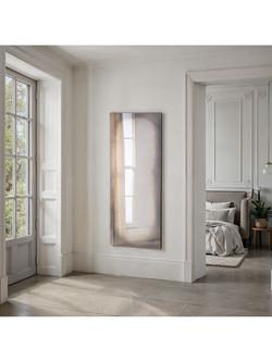 Yearn Lambeth Antiqued Full-Length Rectangular Wall Mirror, 170 x 70cm, Black - view 2, Black