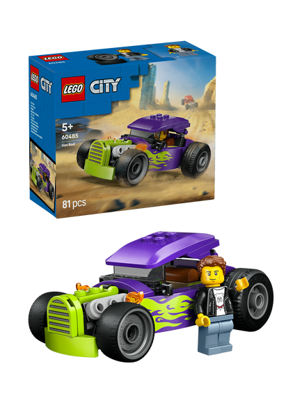 LEGO City 60485 Hot Rod Car Toy, Multi