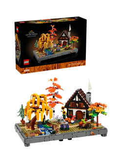 LEGO Icons 11372 Autumn Cottage Garden Model Building Kit, Multi