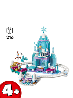 LEGO Disney 43281 Frozen Elsa’s Ice Castle & Snow Ride Adventure Building Toy - view 2, Multi