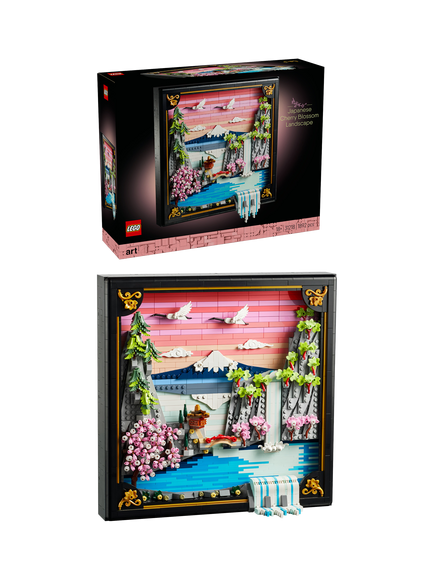 LEGO Art 31218 Japanese Cherry Blossom Landscape Building Set, Multi