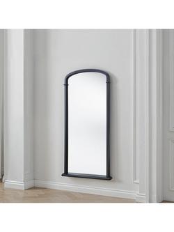 Yearn Refined Full-Length Arched Wall Mirror, 170 x 81cm - view 2, Black