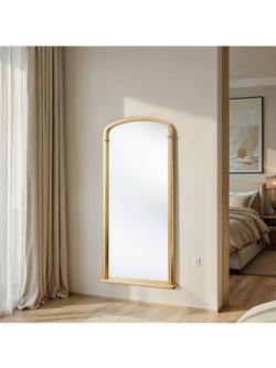 Yearn Refined Full-Length Arched Wall Mirror, 170 x 81cm, Gold