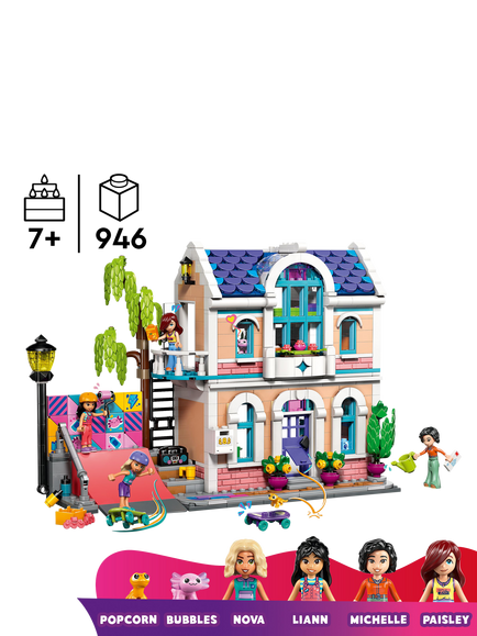 LEGO Friends 42687 Liann’s Family House Toy - view 2, Multi