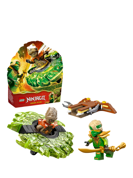 LEGO Ninjago 71850 Lloyd vs. Earth Monster Spinner Battling Tops Toy, Multi