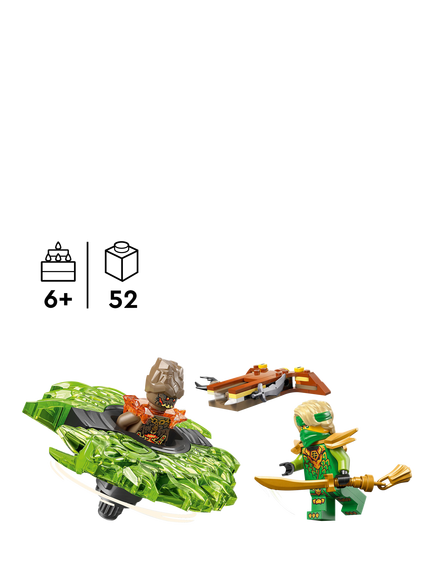 LEGO Ninjago 71850 Lloyd vs. Earth Monster Spinner Battling Tops Toy - view 2, Multi