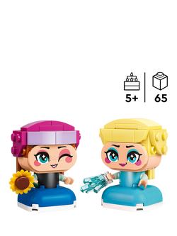 LEGO Disney 43284 Frozen Mini Anna & Elsa Figures Building Toy - view 2, Multi