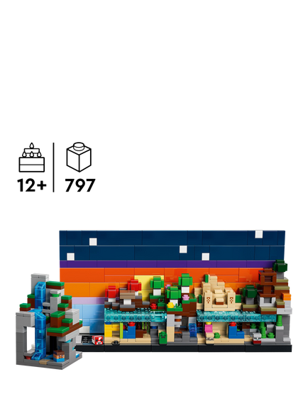 LEGO Minecraft 21589 Mini Biomes Building Toy - view 2, Multi