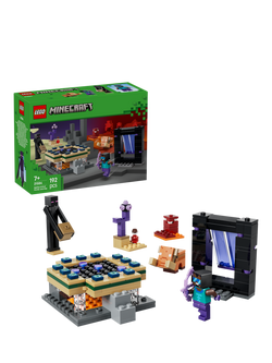 LEGO Minecraft 21584 Nether & End Portal Journey Building Toy, Multi