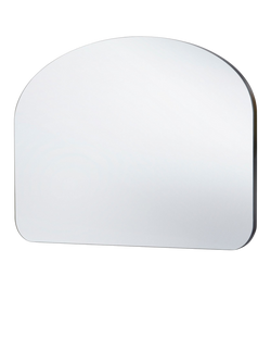 Yearn Soho Arched Overmantel Wall Mirror, 70 x 90cm - view 2, Black