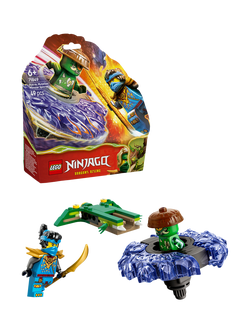 LEGO Ninjago 71849 Nya vs. Mutation Monster Spinner Battling Tops Toy, Multi
