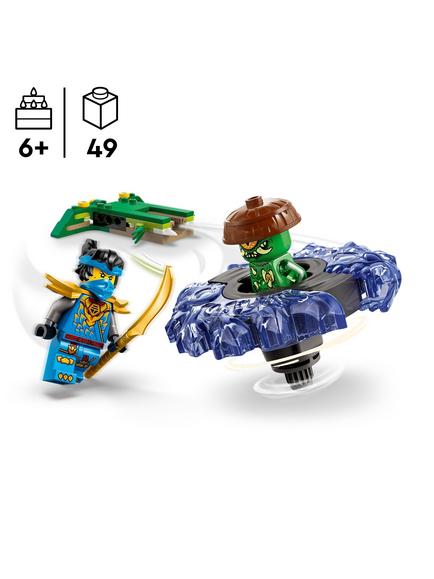 LEGO Ninjago 71849 Nya vs. Mutation Monster Spinner Battling Tops Toy - view 2, Multi