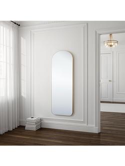 Yearn Soho Arched Wall Mirror, 160 x 60cm - view 2, Gold